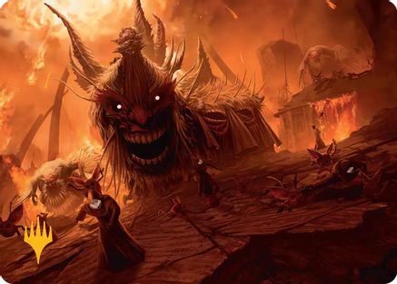 The Final Days Art Card (Gold-Stamped Planeswalker Symbol) (AAFIN-006) [Art Series: FINAL FANTASY]