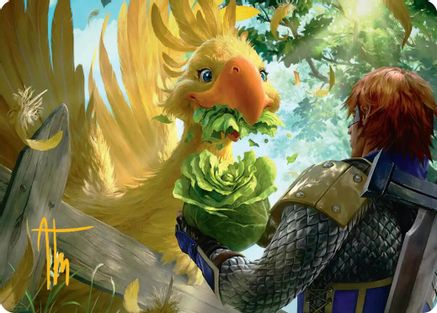 Gysahl Greens Art Card (Gold-Stamped Signature) (AAFIN-010) [Art Series: FINAL FANTASY]