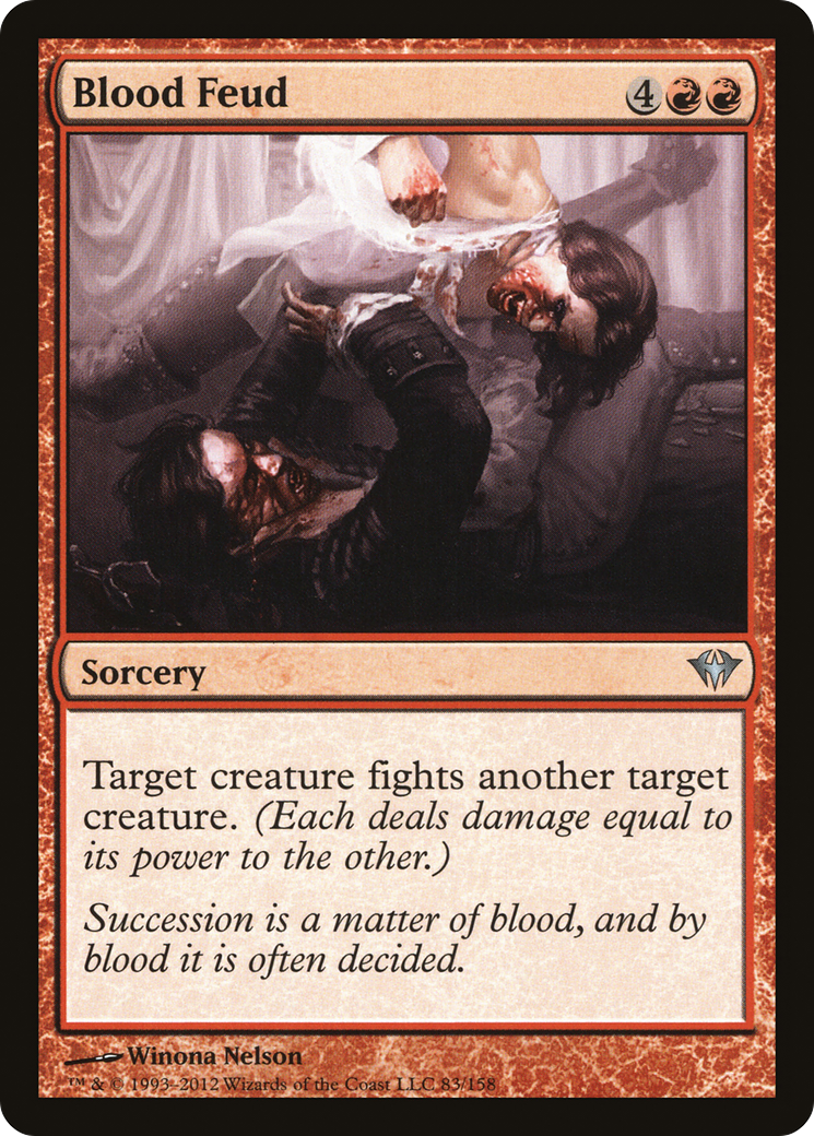 Blood Feud (DKA-083) [Dark Ascension] Foil