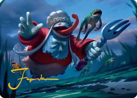 Quina, Qu Gourmet Art Card (Gold-Stamped Signature) (AAFIN-011) [Art Series: FINAL FANTASY]