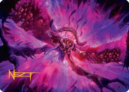 Hades, Sorcerer of Eld Art Card (Gold-Stamped Signature) (AAFIN-012) [Art Series: FINAL FANTASY]