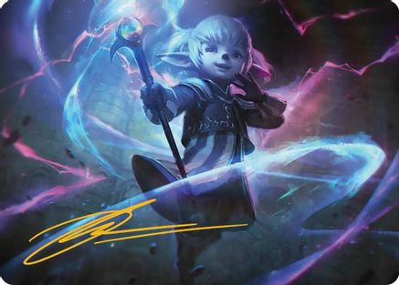 Shantotto, Tactician Magician Art Card (Gold-Stamped Signature) (AAFIN-016) [Art Series: FINAL FANTASY]