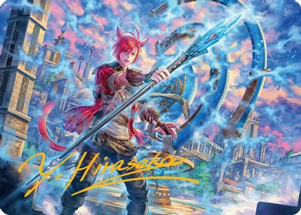 G'raha Tia, Scion Reborn Art Card (AAFIN-019) (Gold-Stamped Signature) [Art Series: FINAL FANTASY]