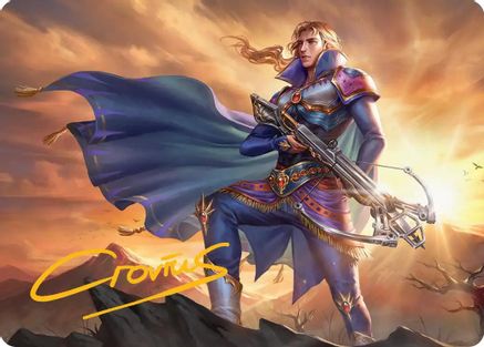 Edgar, Master Machinist Art Card (Gold-Stamped Signature) (AAFIN-027) [Art Series: FINAL FANTASY]