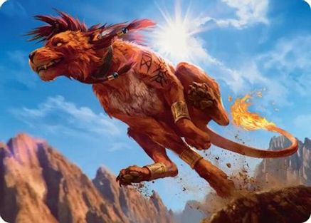 Red XIII, Proud Warrior Art Card (AAFIN-030) [Art Series: FINAL FANTASY]