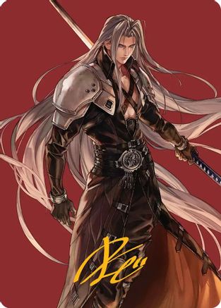 Sephiroth, Fabled SOLDIER Art Card (Gold-Stamped Signature) (AAFIN-044) [Art Series: FINAL FANTASY]