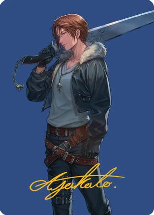 Squall, SeeD Mercenary Art Card (Gold-Stamped Signature) (AAFIN-047) [Art Series: FINAL FANTASY]