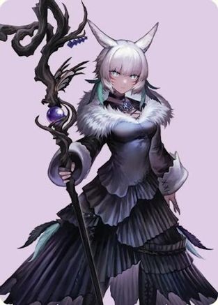 Y'shtola, Night's Blessed Art Card (AAFIN-053) [Art Series: FINAL FANTASY]