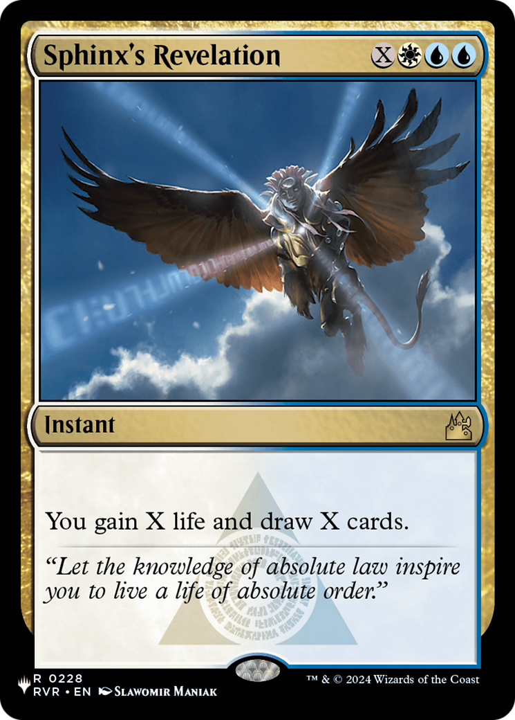 Sphinx's Revelation (LIST-RVR-228) [The List Reprints]