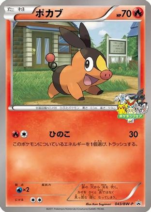 Tepig - 043/BW-P (043/BW-P) - BWP Promotional cards
