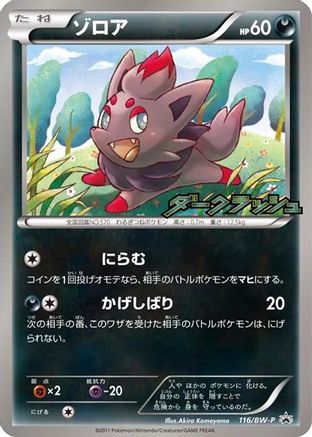 Zorua - 116/BW-P (116/BW-P) - BWP Promotional cards