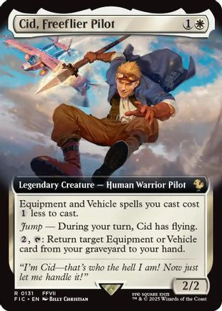 Cid, Freeflier Pilot (Extended Art) (FIC-131) [Commander: FINAL FANTASY]