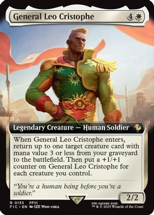 General Leo Cristophe (Extended Art) (FIC-135) [Commander: FINAL FANTASY] Foil