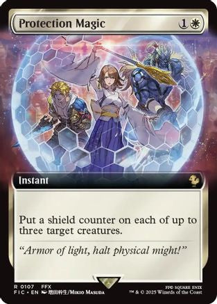 Protection Magic (Extended Art) (FIC-107) [Commander: FINAL FANTASY] Foil