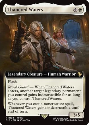 Thancred Waters (Extended Art) (FIC-139) [Commander: FINAL FANTASY] Foil