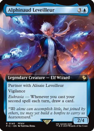 Alphinaud Leveilleur (Extended Art) (FIC-140) [Commander: FINAL FANTASY]