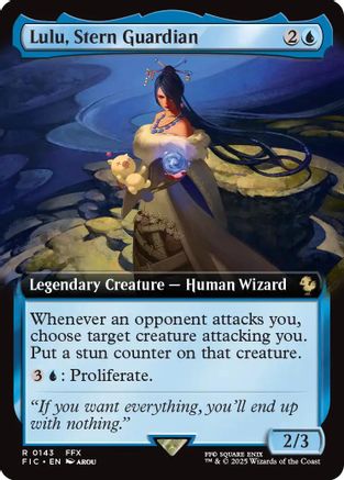 Lulu, Stern Guardian (Extended Art) (FIC-143) [Commander: FINAL FANTASY]