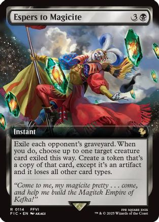 Espers to Magicite (Extended Art) (FIC-114) [Commander: FINAL FANTASY]