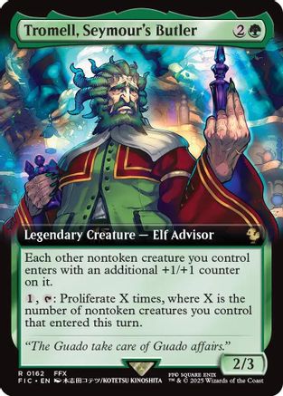 Tromell, Seymour's Butler (Extended Art) (FIC-162) [Commander: FINAL FANTASY]