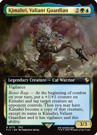 Kimahri, Valiant Guardian (Extended Art) (FIC-175) [Commander: FINAL FANTASY] Foil