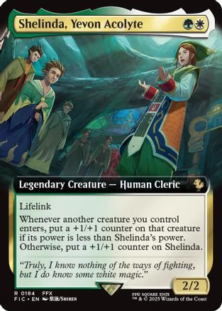 Shelinda, Yevon Acolyte (Extended Art) (FIC-184) [Commander: FINAL FANTASY]