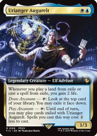 Urianger Augurelt (Extended Art) (FIC-189) [Commander: FINAL FANTASY] Foil