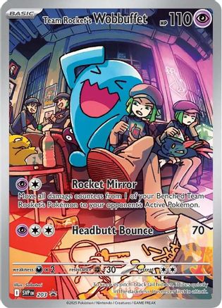Team Rocket's Wobbuffet (203) [SV Scarlet & Violet Promo Cards] Holofoil - Promo