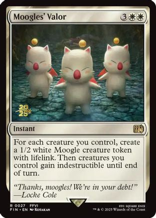 Moogles' Valor (PRE-027) [Prerelease Cards] Foil