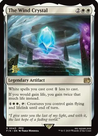 The Wind Crystal (PRE-043) [Prerelease Cards] Foil