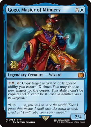 Gogo, Master of Mimicry (PRE-054) [Prerelease Cards] Foil