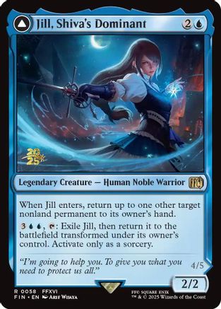 Jill, Shiva's Dominant (PRE-058) [Prerelease Cards] Foil