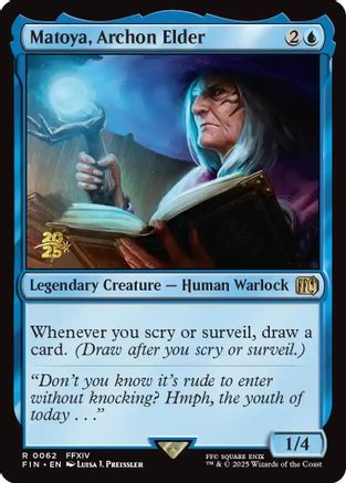 Matoya, Archon Elder (PRE-062) [Prerelease Cards] Foil