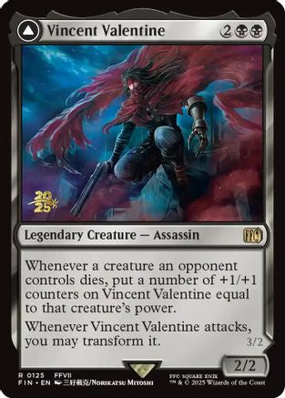 Vincent Valentine (PRE-125) [Prerelease Cards] Foil