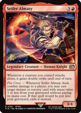 Seifer Almasy (PRE-156) [Prerelease Cards] Foil