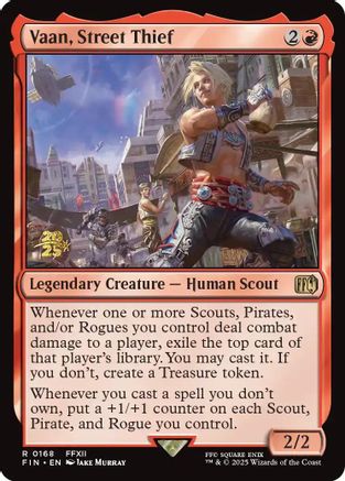 Vaan, Street Thief (PRE-168) [Prerelease Cards] Foil