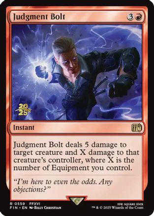 Judgment Bolt (PRE-559) [Prerelease Cards] Foil