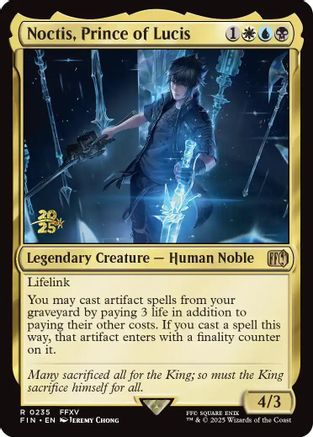 Noctis, Prince of Lucis (PRE-235) [Prerelease Cards] Foil