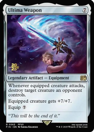 Ultima Weapon (PRE-563) [Prerelease Cards] Foil