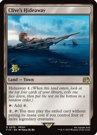 Clive's Hideaway (PRE-275) [Prerelease Cards] Foil