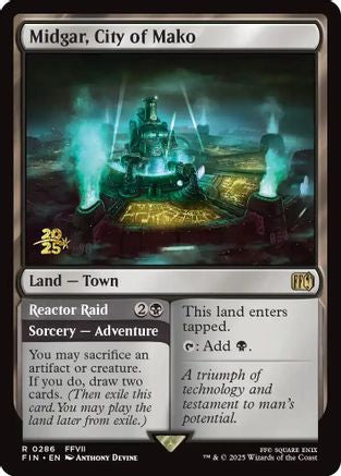 Midgar, City of Mako (PRE-286) [Prerelease Cards] Foil