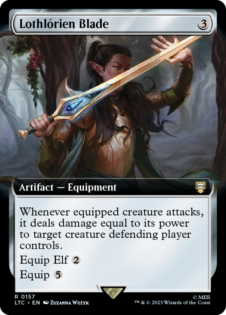 Lothlorien Blade (Extended Art) (LTC-157) [Tales of Middle-earth Commander]
