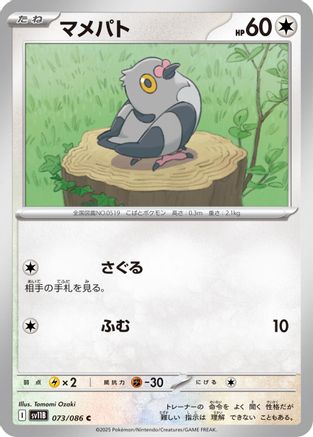 Pidove - 073/086 (073/086) - SV11B Black Bolt