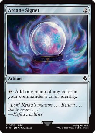 Arcane Signet (FIC-332) (Surge Foil) [Commander: FINAL FANTASY] Foil