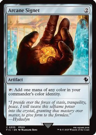 Arcane Signet (FIC-335) (Surge Foil) [Commander: FINAL FANTASY] Foil