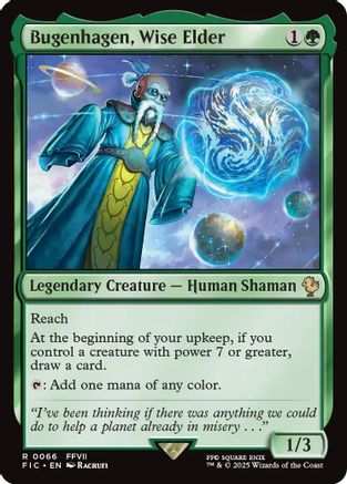 Bugenhagen, Wise Elder (Surge Foil) (FIC-066) [Commander: FINAL FANTASY] Foil