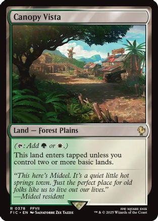 Canopy Vista (Surge Foil) (FIC-378) [Commander: FINAL FANTASY] Foil