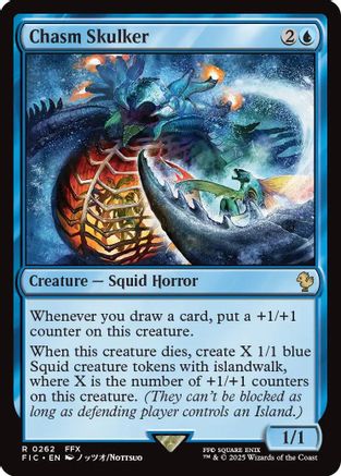 Chasm Skulker (Surge Foil) (FIC-262) [Commander: FINAL FANTASY] Foil