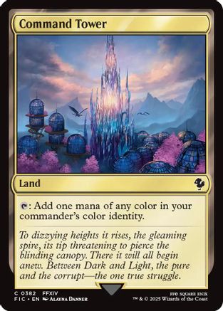 Command Tower (FIC-382) (Surge Foil) [Commander: FINAL FANTASY] Foil