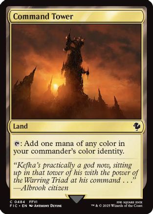 Command Tower (FIC-484) (Surge Foil) [Commander: FINAL FANTASY] Foil