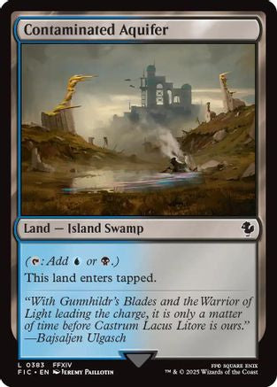 Contaminated Aquifer (Surge Foil) (FIC-383) [Commander: FINAL FANTASY] Foil